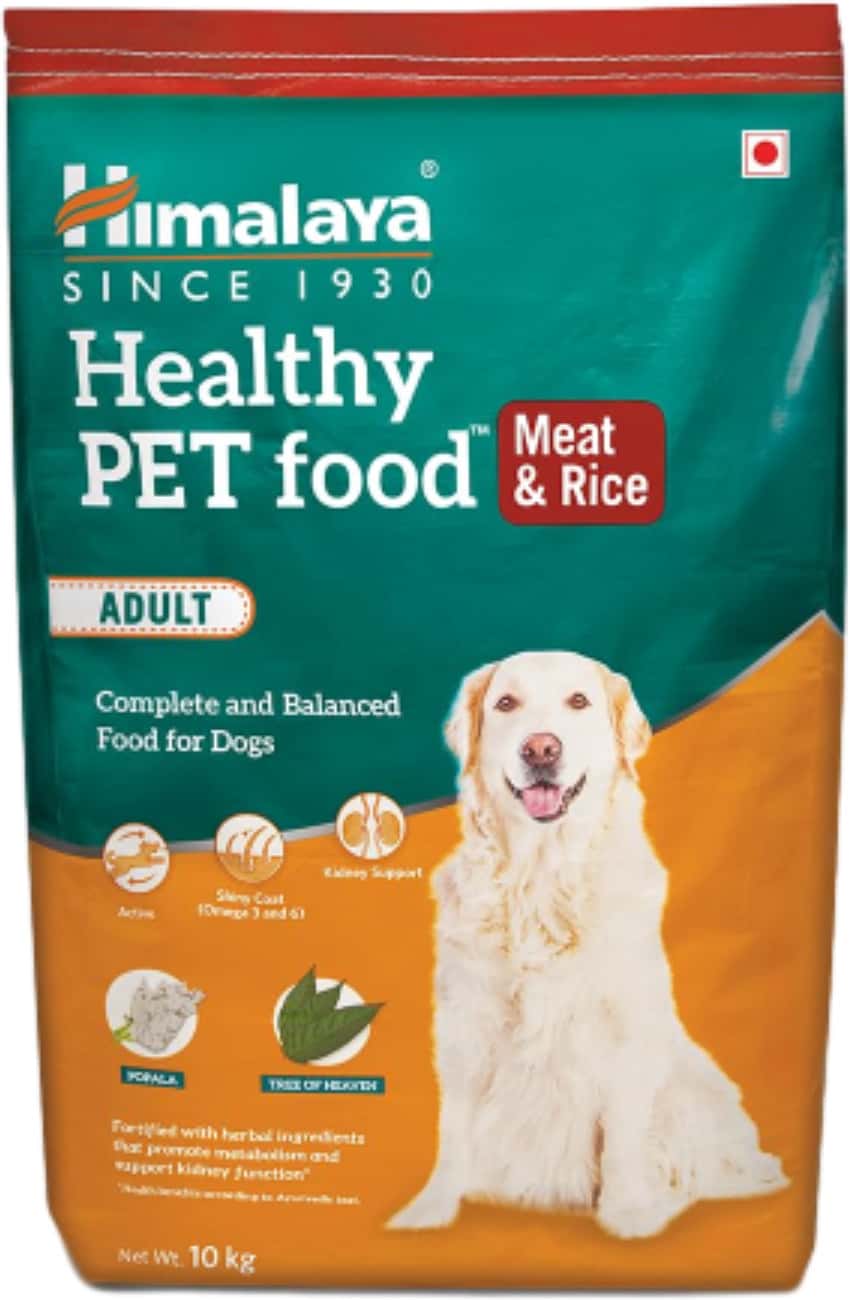 Himalaya Wellness Company Healthy Pet Food Powder| Meat & Rice Flavor | Adult Dog Food | 10 Kg Pack