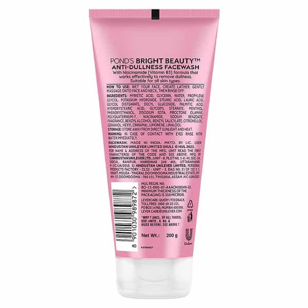 Pond's Bright Beauty Spot-Less Fairness & Germ Removal Facewash 200 G