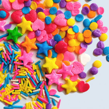 Serapheena Sugar Sprinkles For Cakes & Cupcakes Decoration 100 Gram (Variety Fair)