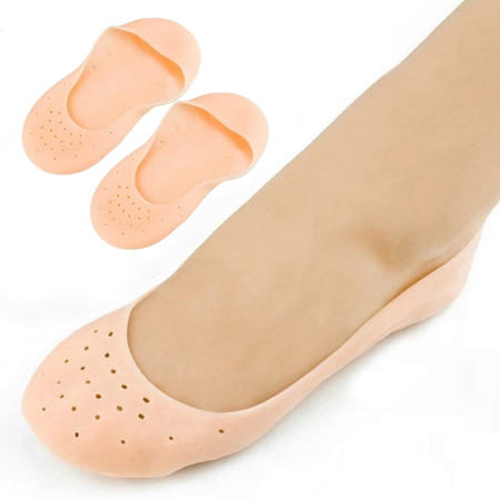 Dr Foot Silicone Moisturizing Heel Socks|Dry, Cracked Heels, Rough Skin, Dead Skin | Size S - 1 Pair