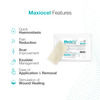 Maxiocel Wound Care Dressing For Diabetic Foot Ulcers (5Cm X 10Cm) - Box Of 5 Units