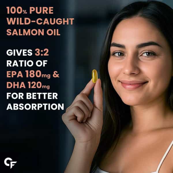 Carbamide Forte Salmon Fish Oil 1000 Mg Bottle Of 90 Softgels