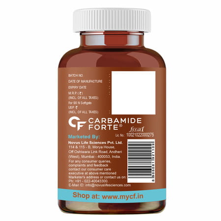 Carbamide Forte Salmon Fish Oil 1000 Mg With Epa And Dha - 90 Softgel Capsules