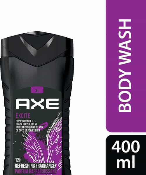 Axe Excite 3 In 1 Body | Face & Hair Wash For Men | Long-Lasting Fragrance | 400Ml