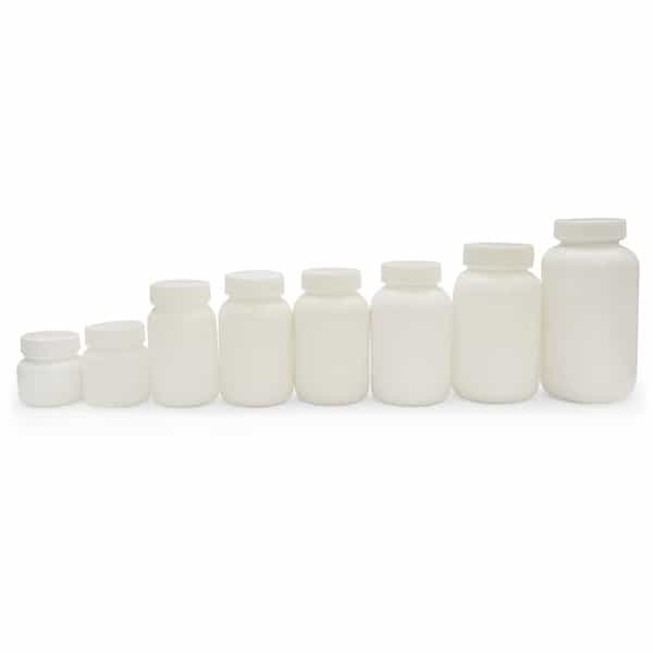 Patco - 150Ml White Hdpe Empty Bottle For Capsules & Tablets - For Ayurvedic Powder Storage (50 Pcs)