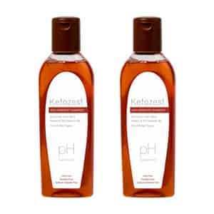 Ketozest Anti-dandruff Shampoo 100 Ml | Ketoconazole 2 % | Paraben Free (pack Of 2)