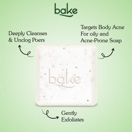Bake 2% Salicylic Soap With Niacinamide For Body Acne & Dark Spots (Pack Of 2)