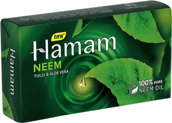 Hamam Neem Tulsi And Aloevera Soap Bar - 100 Gm