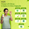 Inlife Natural Lemon Coriander Oil Capsules | Kindey Support Supplement | Veg- 60N