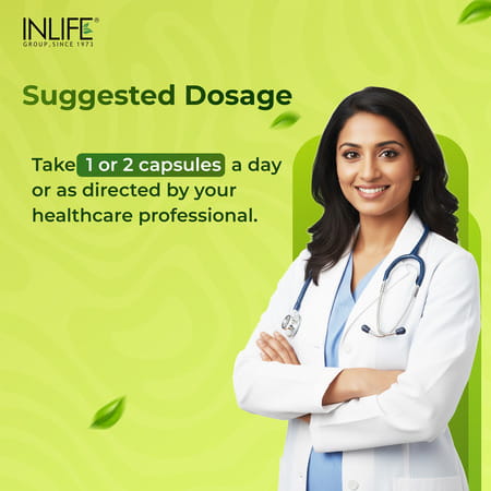 Inlife Natural Lemon Coriander Oil Capsules | Kindey Support Supplement | Veg- 60N