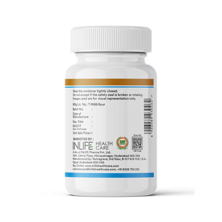 Inlife Fish Oil Capsules Omega 3 | 1000mg | 180mg Epa & 120mg Dha - 60 Liquid Filled Capsules