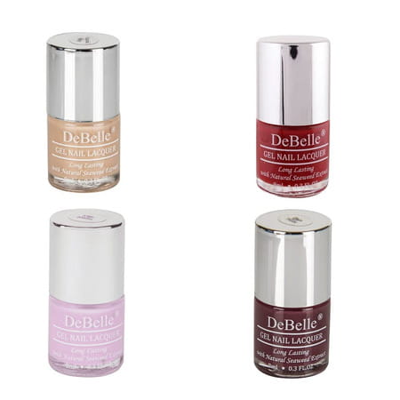 Debelle Gel Nail Lacquers Combo Set Of 4 Wild Cherry Skittles - 32Ml (8Ml Each)Rakhi Gift