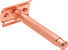 Hajamat Spade Double Edge Safety Razor Stainless Steel 304- Closed Comb Rose Gold Finish