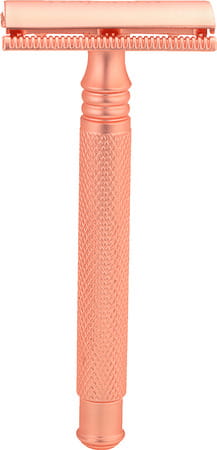 Hajamat Spade Double Edge Safety Razor Stainless Steel 304- Closed Comb Rose Gold Finish