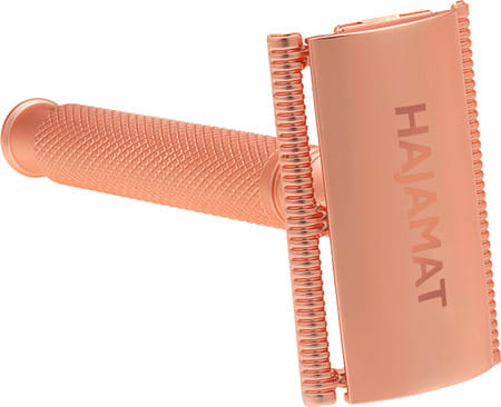 Hajamat Spade Double Edge Safety Razor Stainless Steel 304- Closed Comb Rose Gold Finish