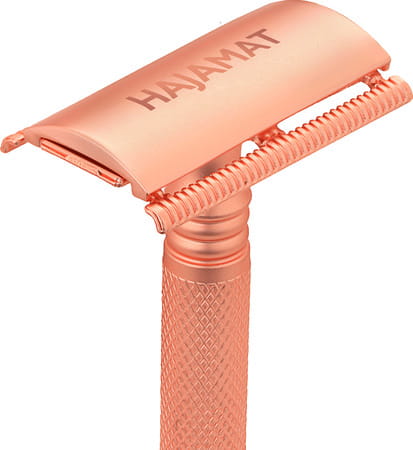 Hajamat Spade Double Edge Safety Razor Stainless Steel 304- Closed Comb Rose Gold Finish