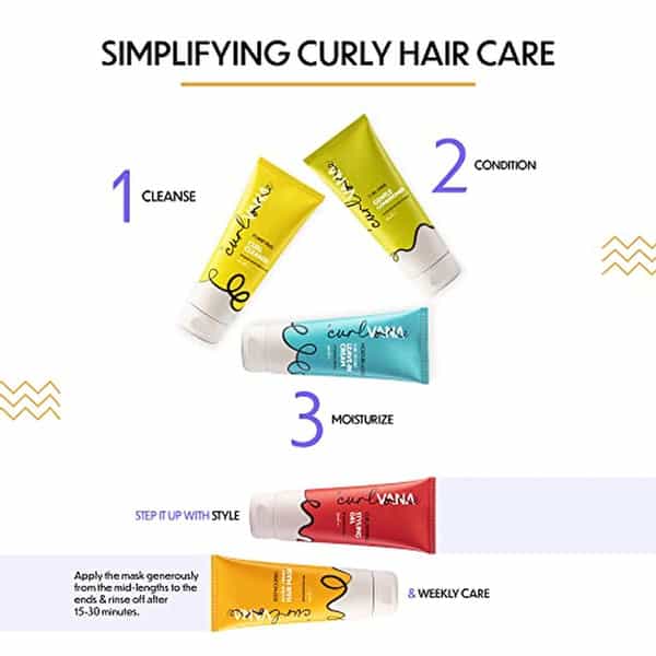 Curlvana Deep Nourish Double-Cream Hair Mask - Essential Weekly Care | 200Ml