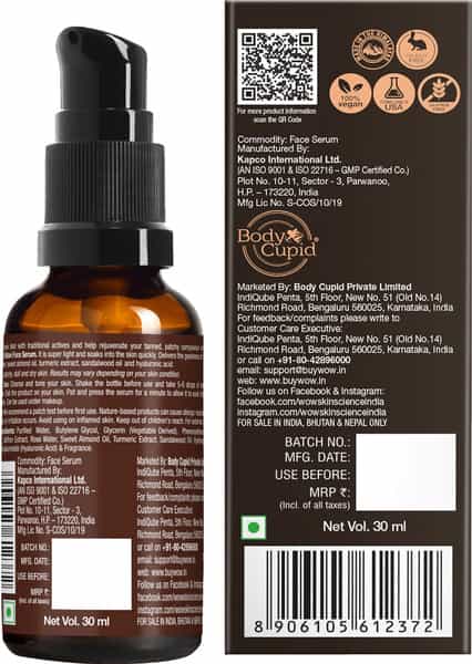 Wow Skin Science Ubtan Face Serum - 30 Ml