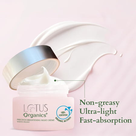 Lotus Organics+ Precious Brightening Night Cream 30g