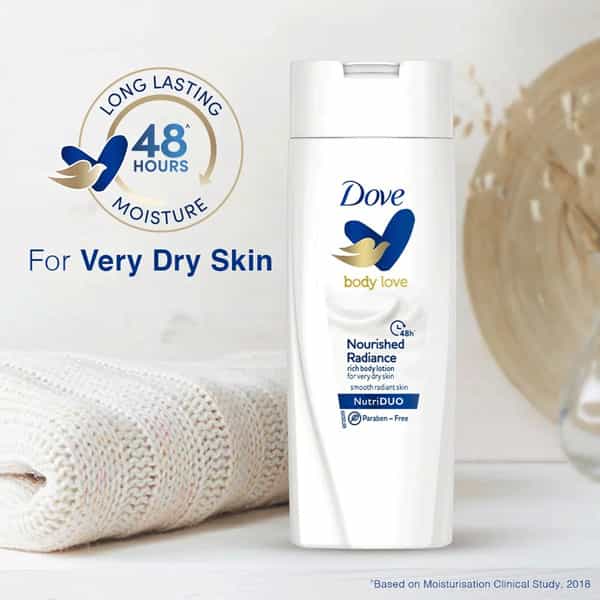 Dove Body Love Nourished Radiance Body Lotion Paraben Free (100Ml)