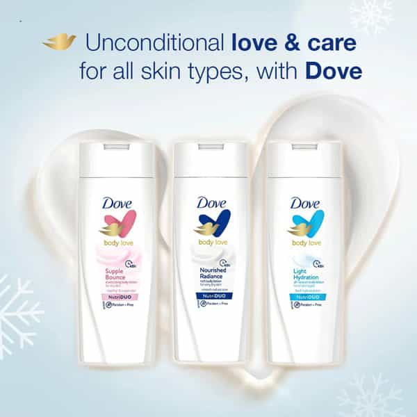 Dove Body Love Nourished Radiance Body Lotion Paraben Free (100Ml)