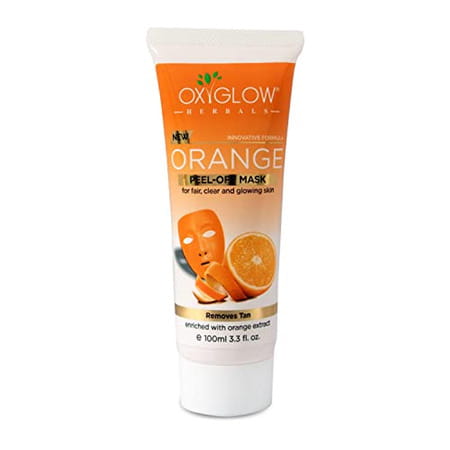Oxyglow Herbals Orange Peel Off Mask|Natural Orange Peel Extract|Cleanser (100gram)
