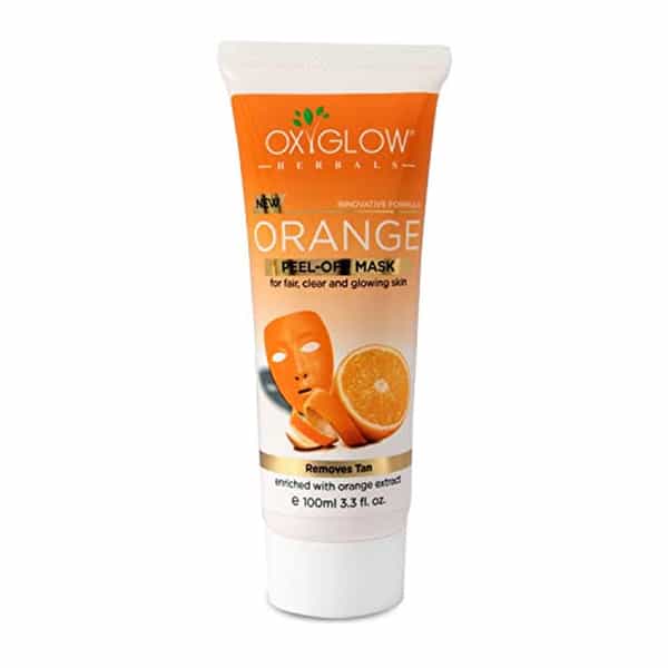 Oxyglow Herbals Orange Peel Off Mask|Natural Orange Peel Extract|Cleanser (100Gram)