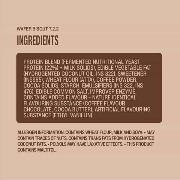 Superyou Coffee Protein Wafer Bars (Pack Of 10)|10G Protein | 3G Fiber | No Added Sugar