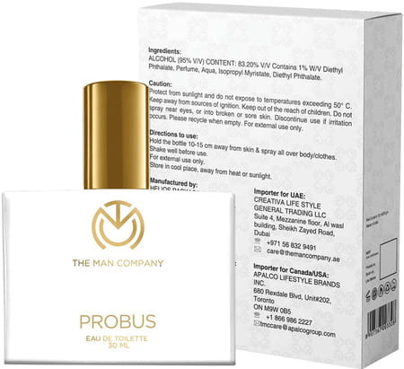 The Man Company Probus Perfume For Men - Premium -Eau De Toilette-30ml
