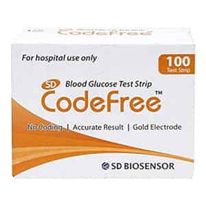 Codefree Blood Glucose Test Strips 100