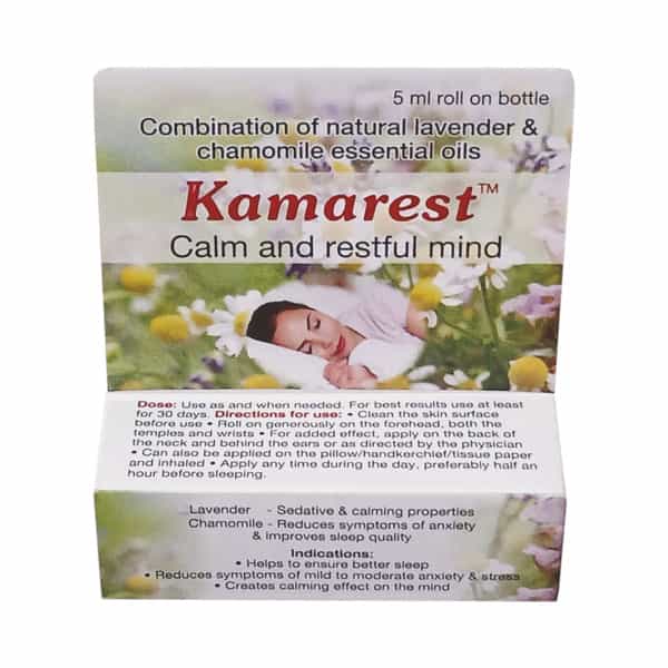 Kamarest Calm And Restful Mind Bottle Of 5Ml Roll On