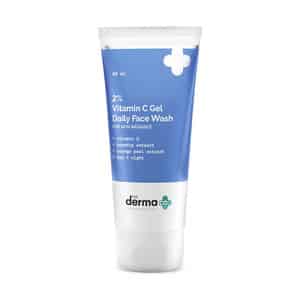 The Derma Co 2% Vitamin C + Rosehip & Orange Peel Extract Gel Daily Face Wash - 80ml