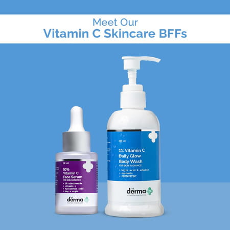 The Derma Co 2% Vitamin C + Rosehip & Orange Peel Extract Gel Daily Face Wash - 80Ml