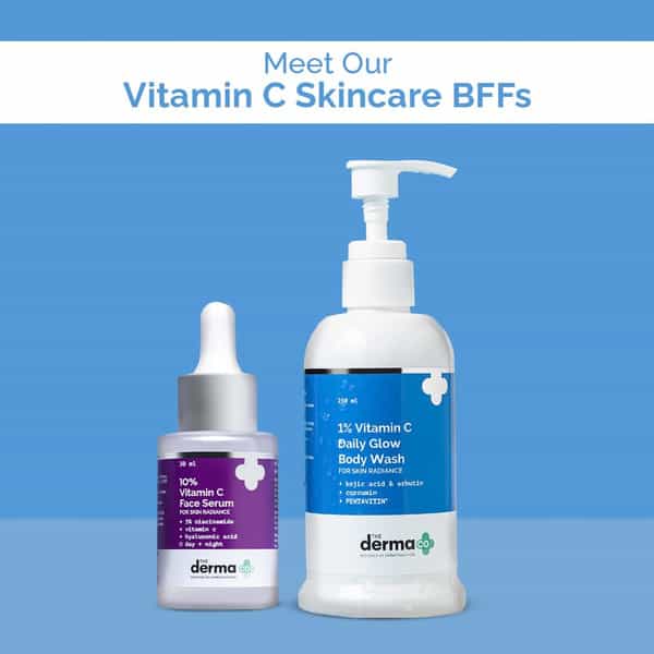 The Derma Co 2% Vitamin C + Rosehip & Orange Peel Extract Gel Daily Face Wash - 80Ml
