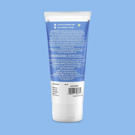The Derma Co 2% Vitamin C + Rosehip & Orange Peel Extract Gel Daily Face Wash - 80Ml