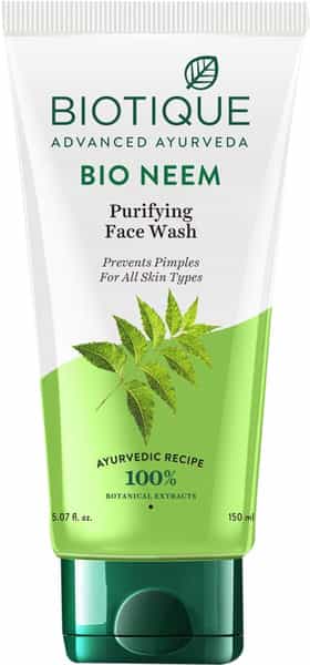 Biotique Bio Neem Purifying Face Wash For All Type Skin 100 Ml