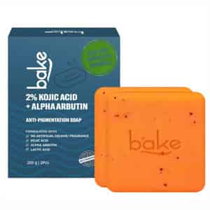Bake 2% Kojic Soap With Arbutin & Niacinamide For Dark Spots & Tan (pack Of 2)