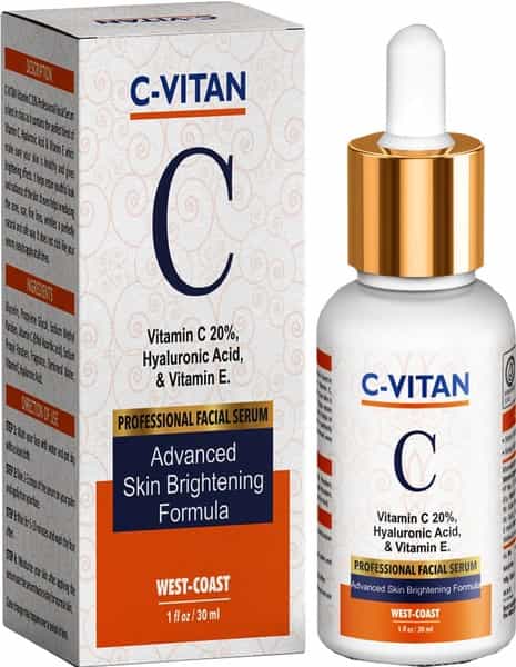 Healthvit C - Vitan Vitamin C 20% Hyaluronic Acid & Vitamin E Professional Facial Serum - 30Ml