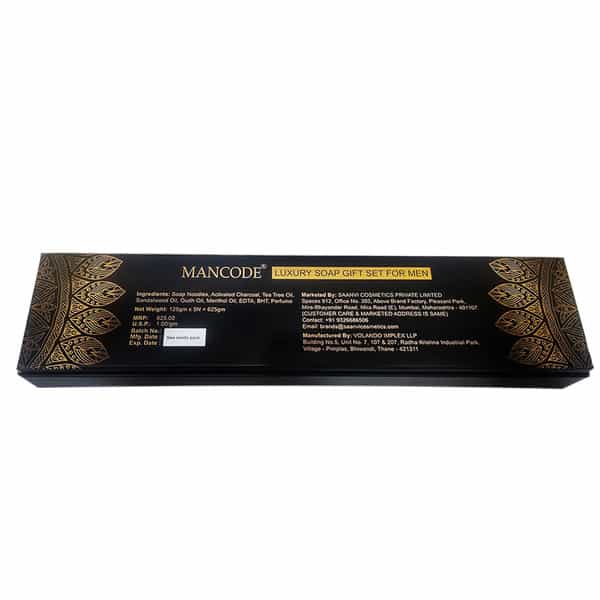 Mancode Luxury Sandalwood Soap Gift Set 5 X 125Gm For Men