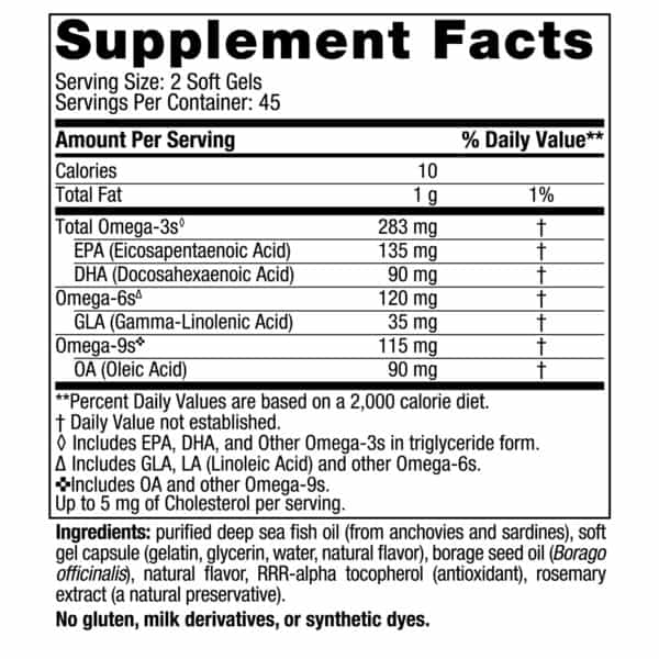 Nordic Naturals Complete Omega Junior | 283 Mg Fish Oil For Kids Epa & Dha Lemon Flavour 90 Softgel
