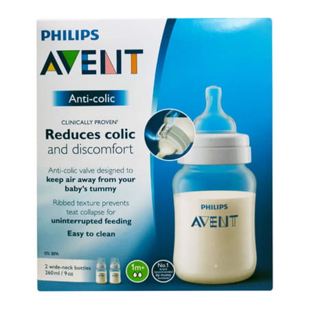 Philips Avent Anti Colic Bottle 260ml (Twin Pack) Scf813/20