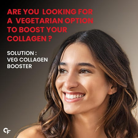 Carbamide Forte 100% Veg Collagen Builder-Plant Based Supplement-90 Tablets