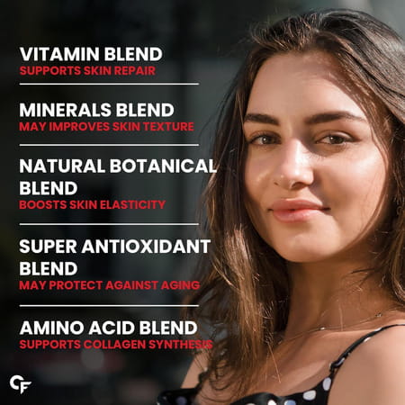 Carbamide Forte 100% Veg Collagen Builder-Plant Based Supplement-90 Tablets