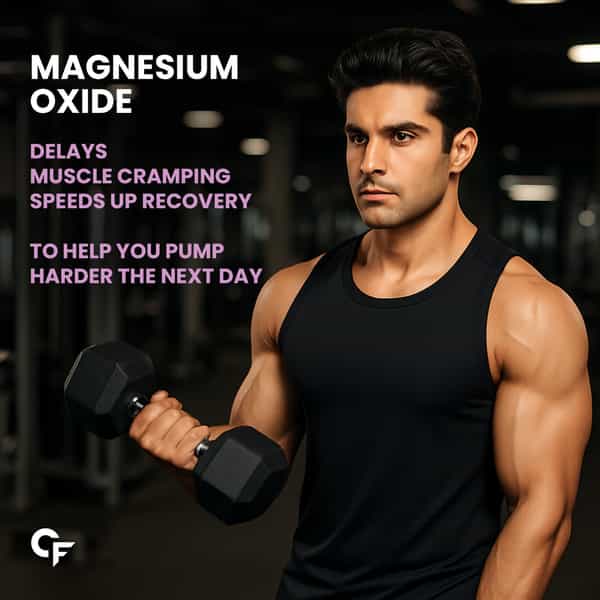 Carbamide Forte Chelated Magnesium Citrate Oxide Supplement | Support Bones Muscle & Nerve - 60 Tabs