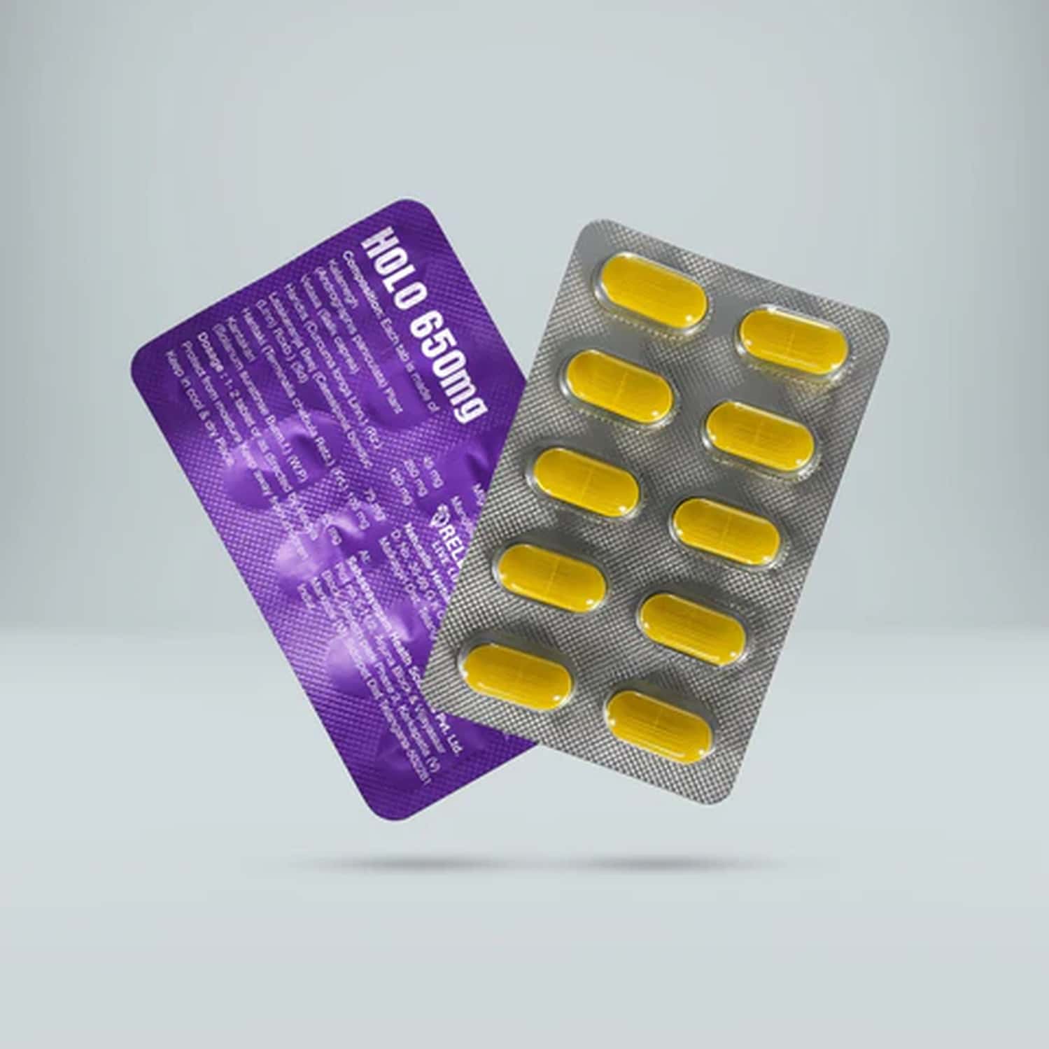 Releaf Holo-650 For Body Pain | Fever | And Inflammation Support 20n