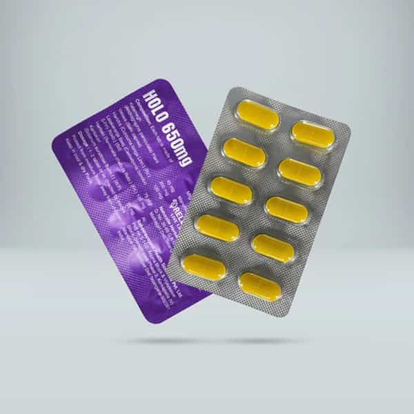 Releaf Holo-650 For Body Pain | Fever | And Inflammation Support 20N