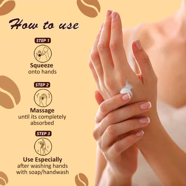 Omeo Coffee Hand Cream | Velvety & Smooth Brightening Skin | Unisex - 50G