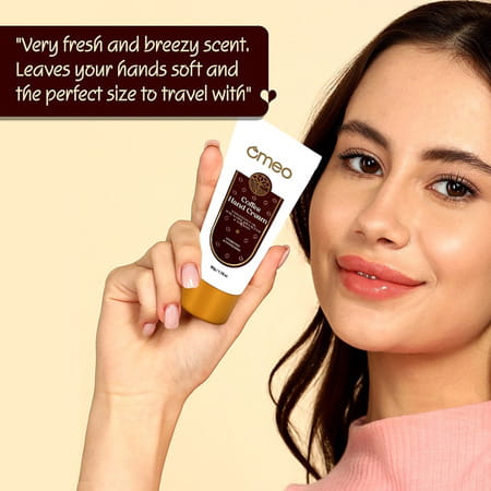 Omeo Coffee Hand Cream | Velvety & Smooth Brightening Skin | Unisex - 50G