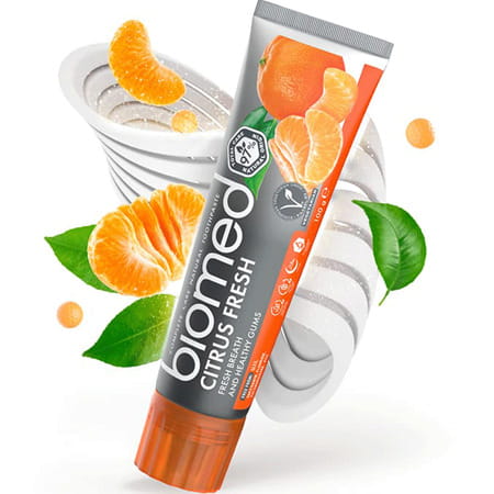 Biomed Completecare Citrus Fresh Toothpaste - Buy Two Get One Mouthwash Free- 100gms (20941)