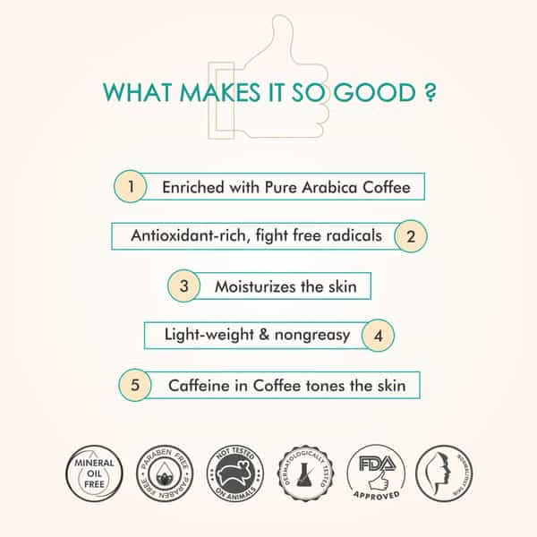 Mcaffeine Coffee 200Ml Body Lotion With Vitamin C & Shea Butter-Moisturizer For Normal To Oily Skin